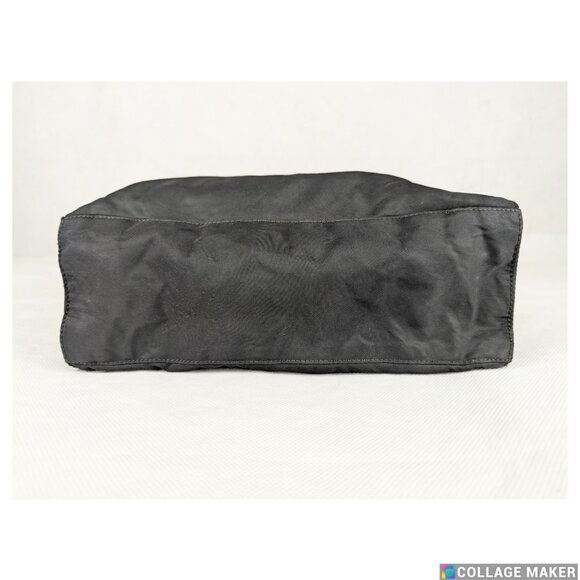 Authentic PRADA Black Nylon Shoulder Bag Top Handle Bag Made in Italy - Picture 6 of 10